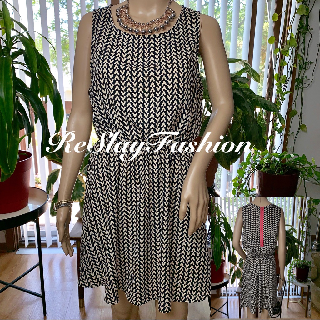 Sage Brand Geometric Dress Take 50 Off